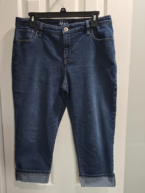 Style & Co. Denim - Style & Co. Denim Capris with Cuffed Hem Size 12P